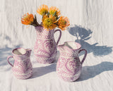 Hand Painted Small Pitcher, Lilac