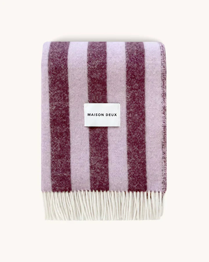 Candy Wrap Blanket Lilac Aubergine