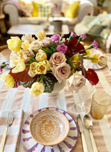 Candy Cane Stripes Salad Plate, Lilac
