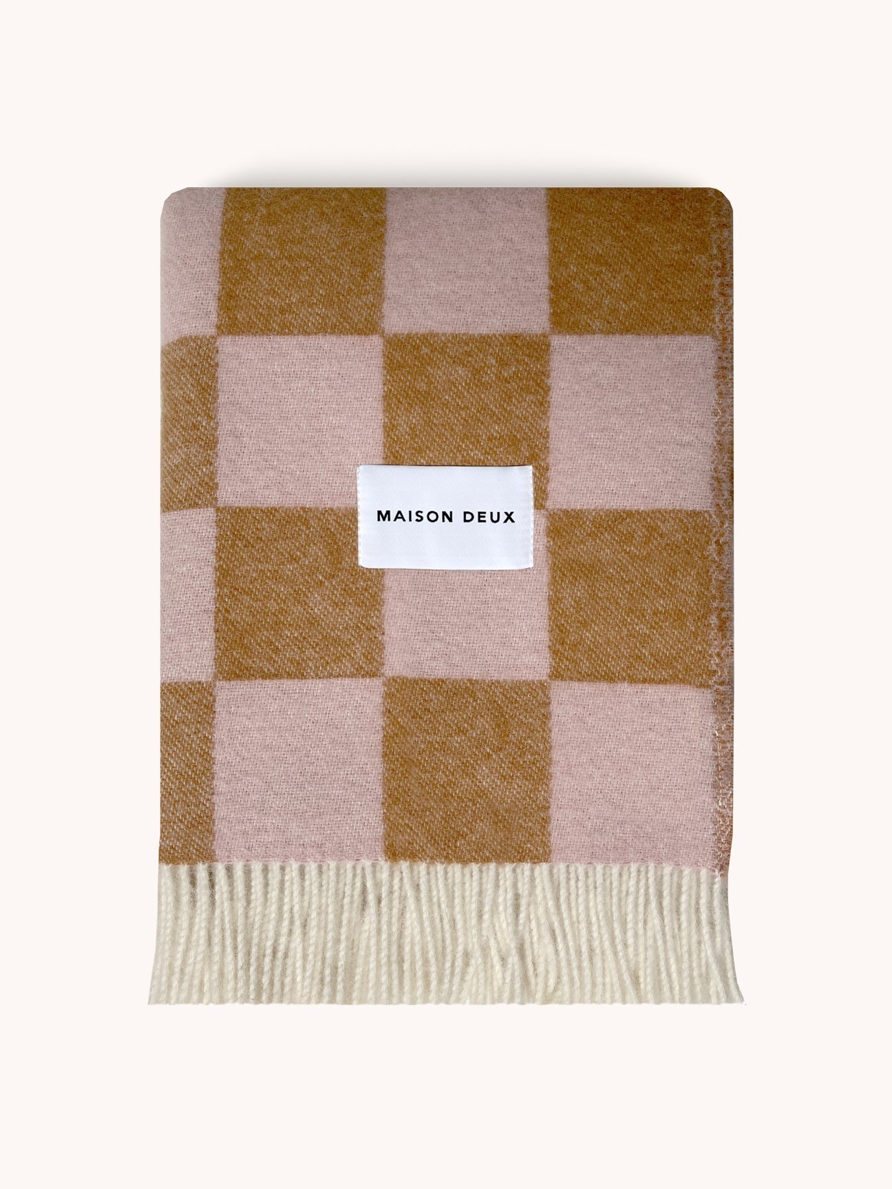 Checkerboard Blanket Terra Pink