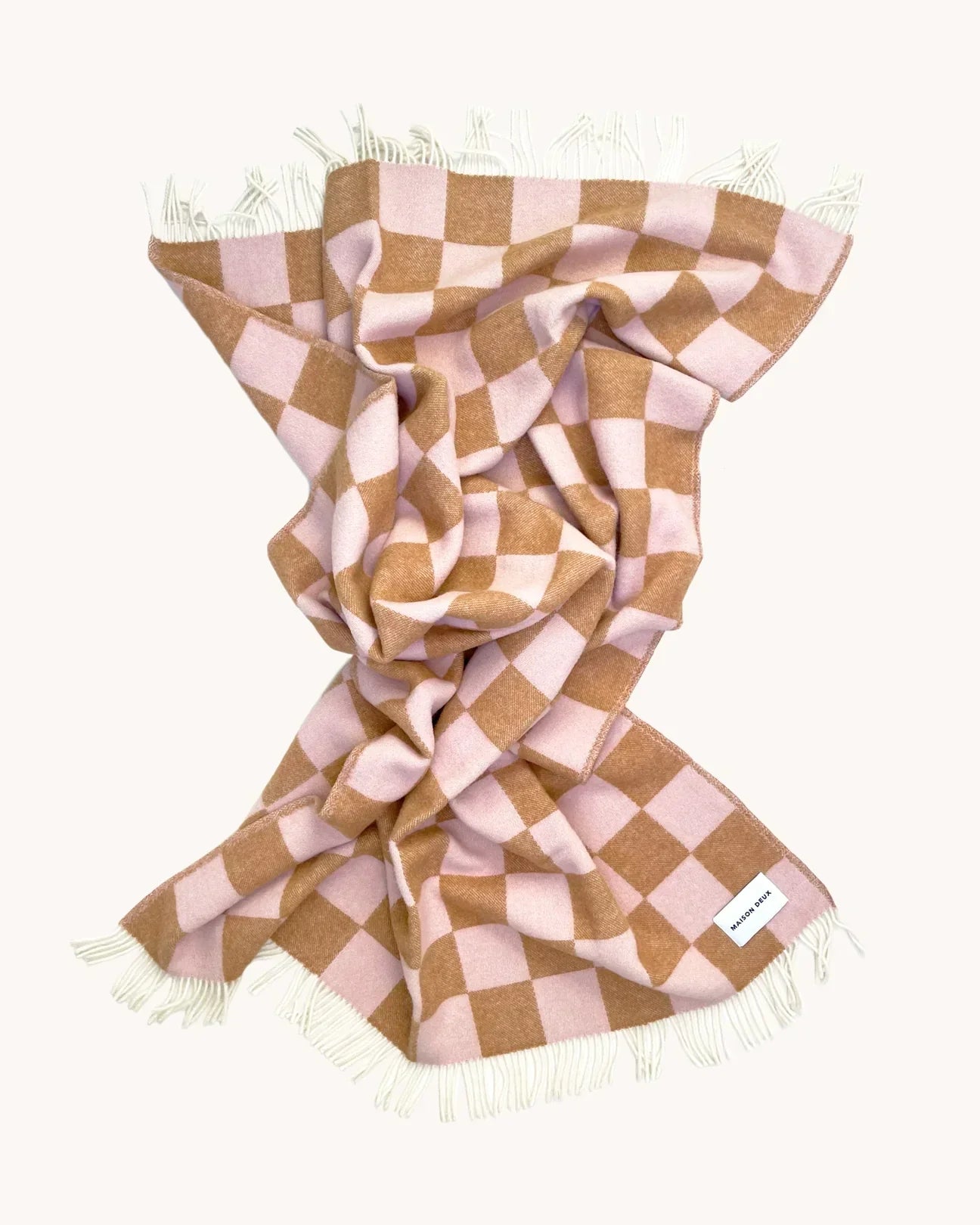 Checkerboard Blanket Terra Pink