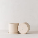 8" Minimal Planter | Raw Stoneware