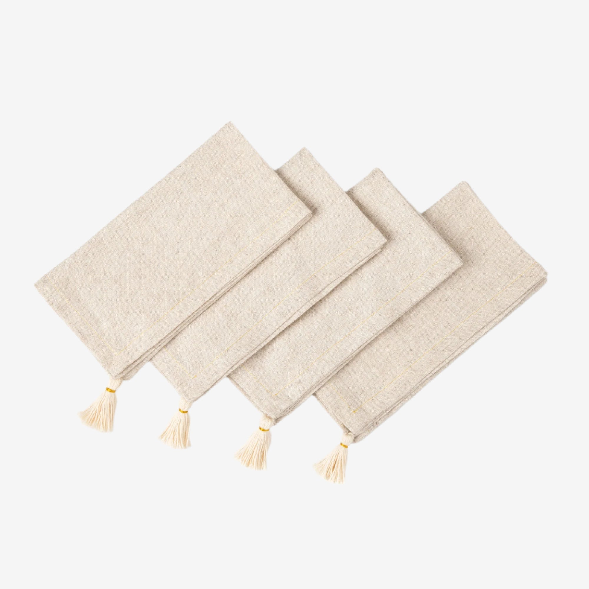Tallo de Olivo Tassels Napkin (Set of 4)