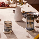 Mario Tall Smoke Luster Glass (Set of 4)