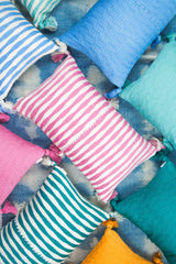 Antigua Pillow in Sky Blue Solid