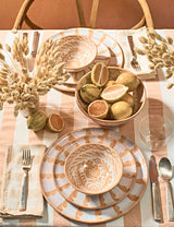 Hand Painted Lebrillo Small Bowl, Peach
