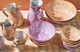 Hand Painted Lebrillo Medium Bowl, Peach