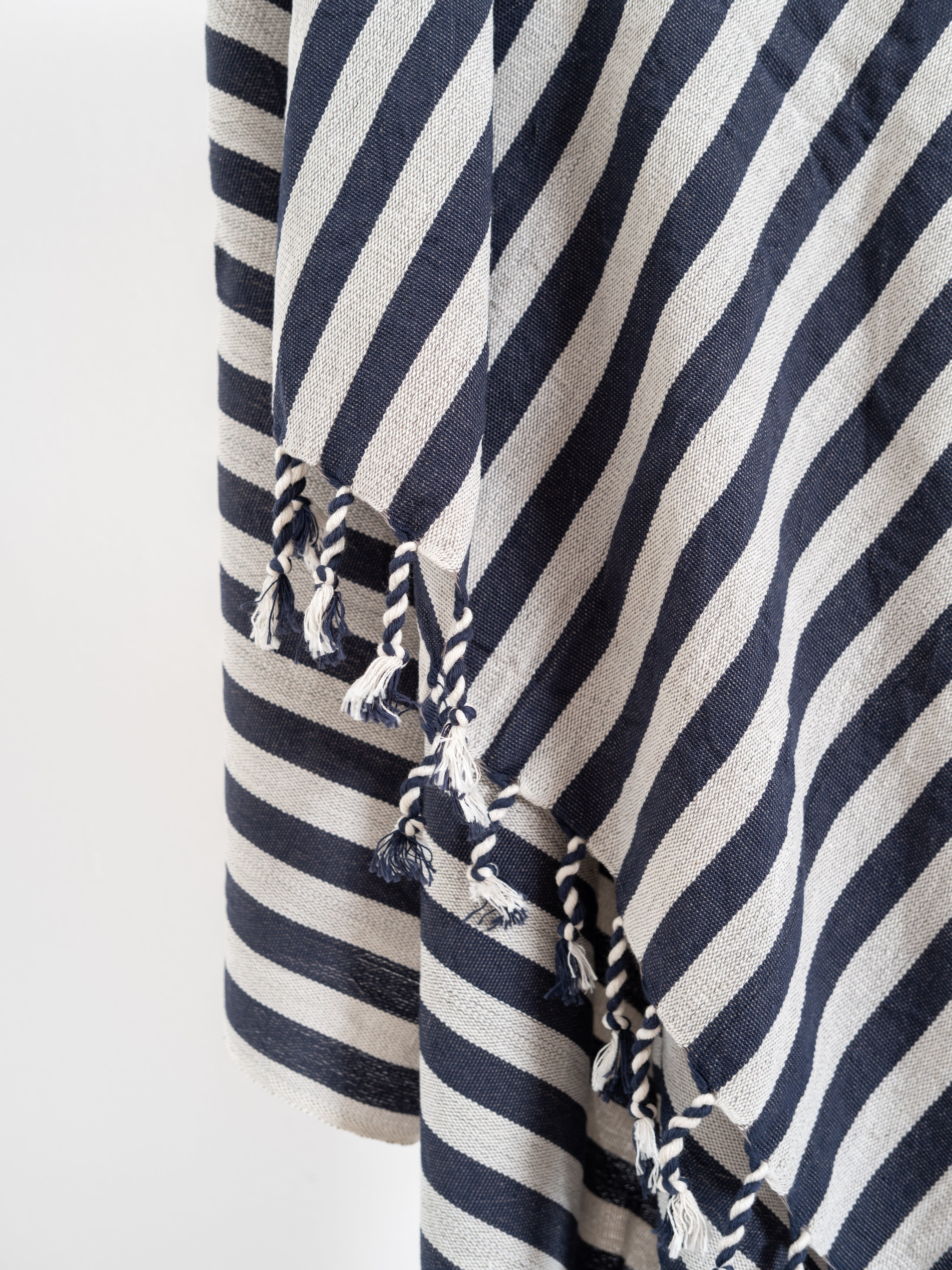 Navy Zebra Towel