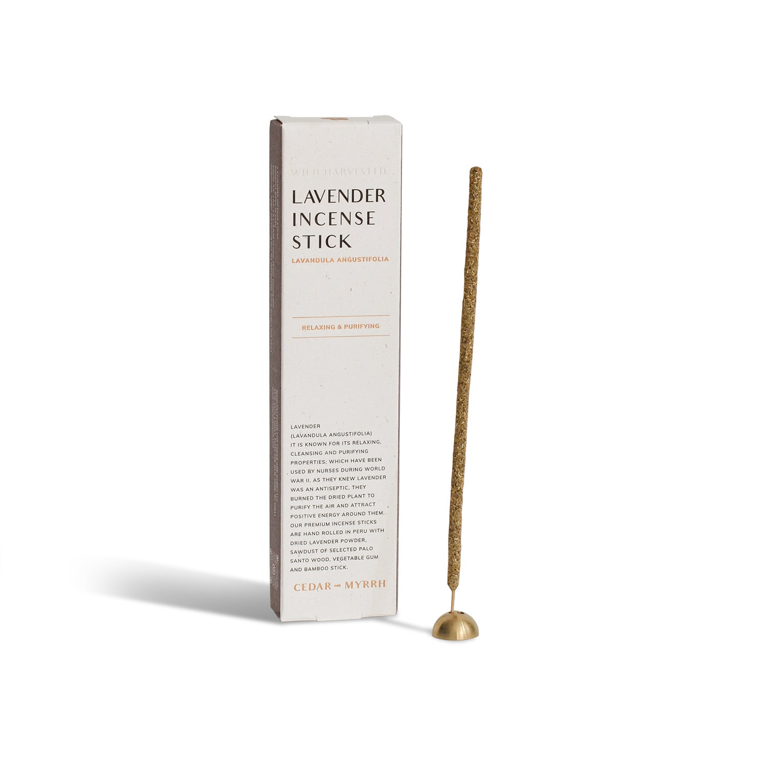 Lavender Hand-Rolled Incense Stick | 7 sticks