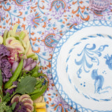Hand Painted Lebrillo Dinner Plate, Sky Blue