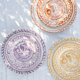 Hand Painted Lebrillo Salad Plate, Lilac