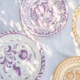 Hand Painted Lebrillo Dinner Plate, Lilac