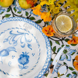 Hand Painted Lebrillo Dinner Plate, Sky Blue