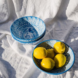 Hand Painted Lebrillo Medium Bowl, Sky Blue