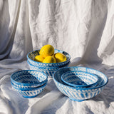 Hand Painted Lebrillo Medium Bowl, Sky Blue
