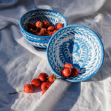 Hand Painted Lebrillo Small Bowl, Sky Blue