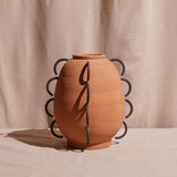 Ella Terracota Scalloped Vessel