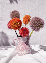 Hand Painted Small Pitcher, Lilac