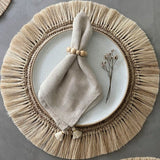 Tallo de Olivo Wooden Spheres Napkin Ring (Set of 4)