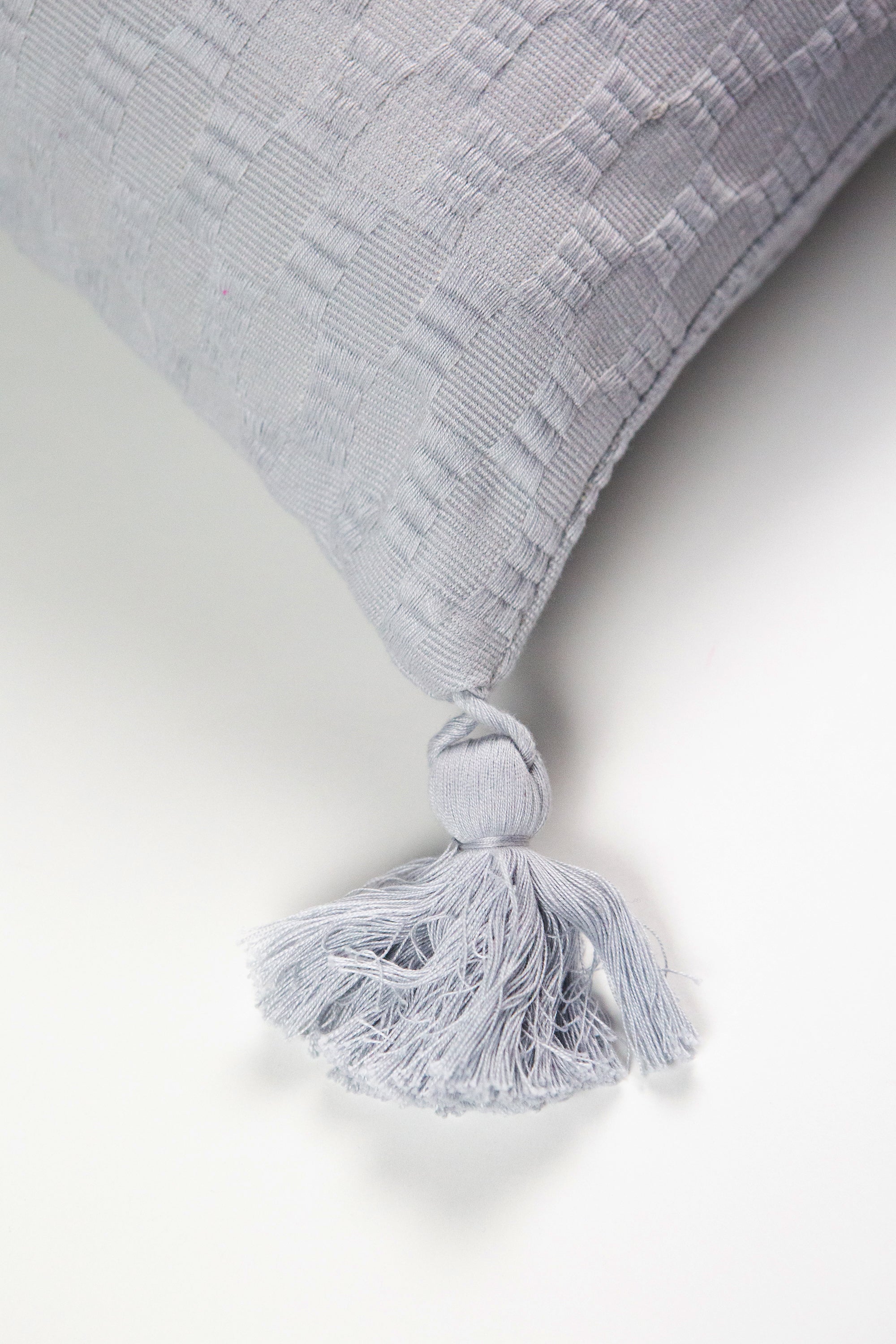 Antigua Pillow in Grey Solid