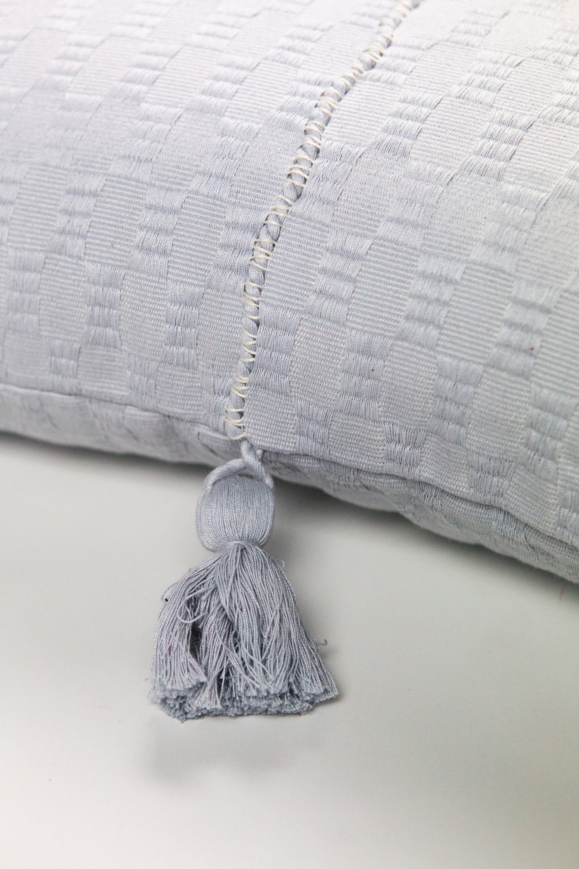 Antigua Pillow in Grey Solid