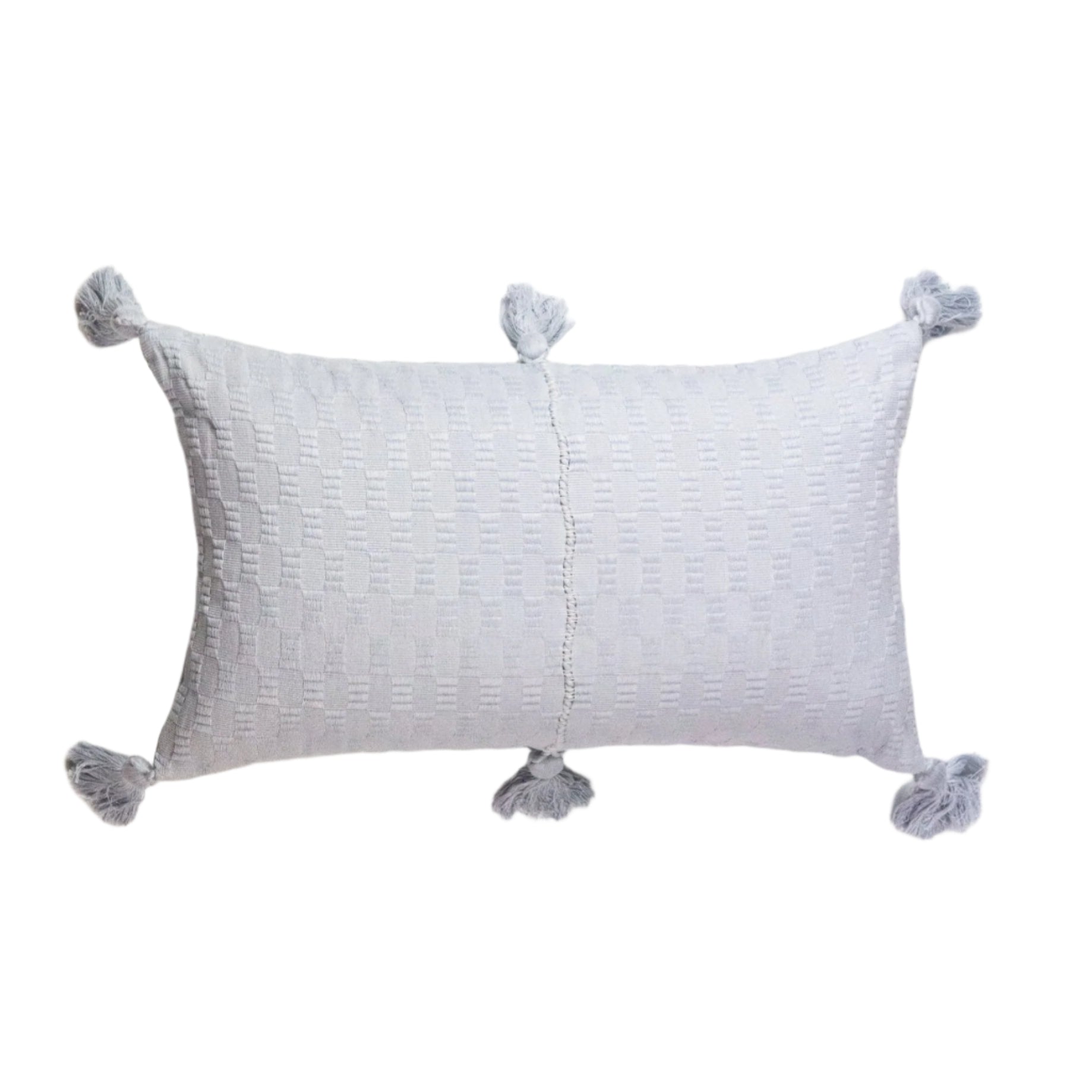 Antigua Pillow in Grey Solid