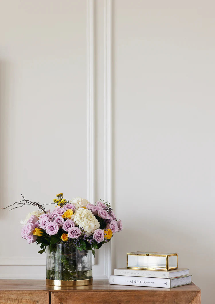 Fluted Glass Vase