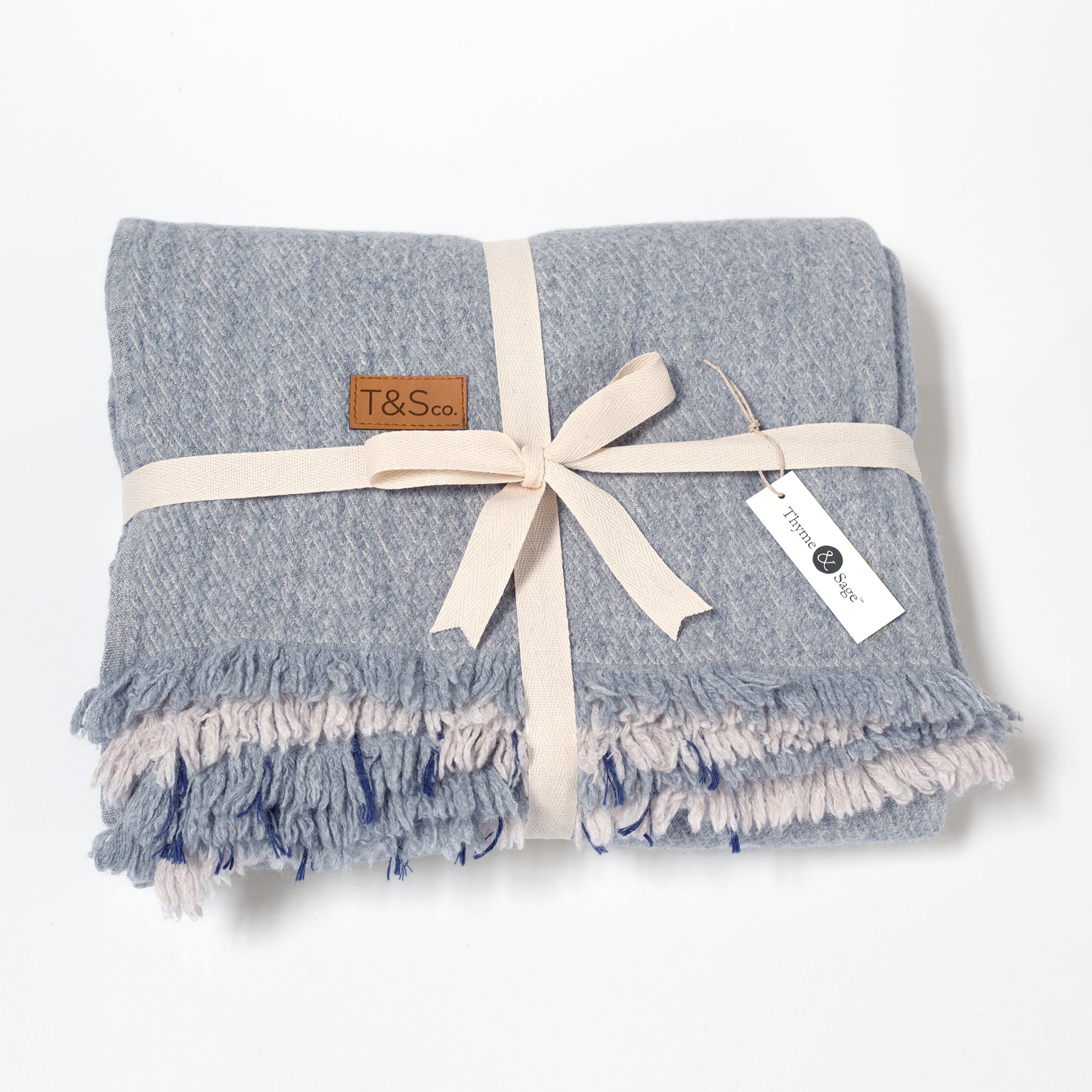 Horizon Throw - Beige/Light Gray/Navy