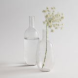 Pebbled Glass Bottles (Set of 2)