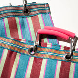 Recycled Plastic Stripe Bag - Rectangle D30