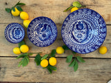 Hand Painted Lebrillo Medium Bowl, Blue