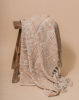 Clay Patterned Throw Blanket