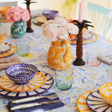 Hand Painted Large Pitcher, Yellow