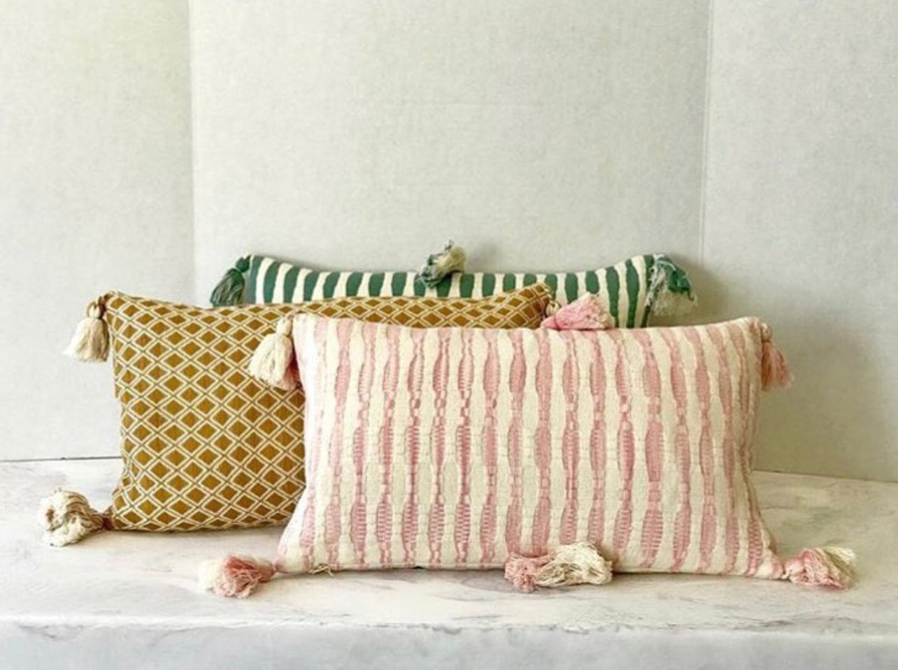 Antigua Pillow in Dusty Green