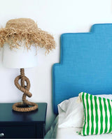 Antigua Pillow in Grass Green Stripe