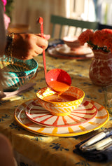 Hand Painted Lebrillo Small Bowl, Yellow
