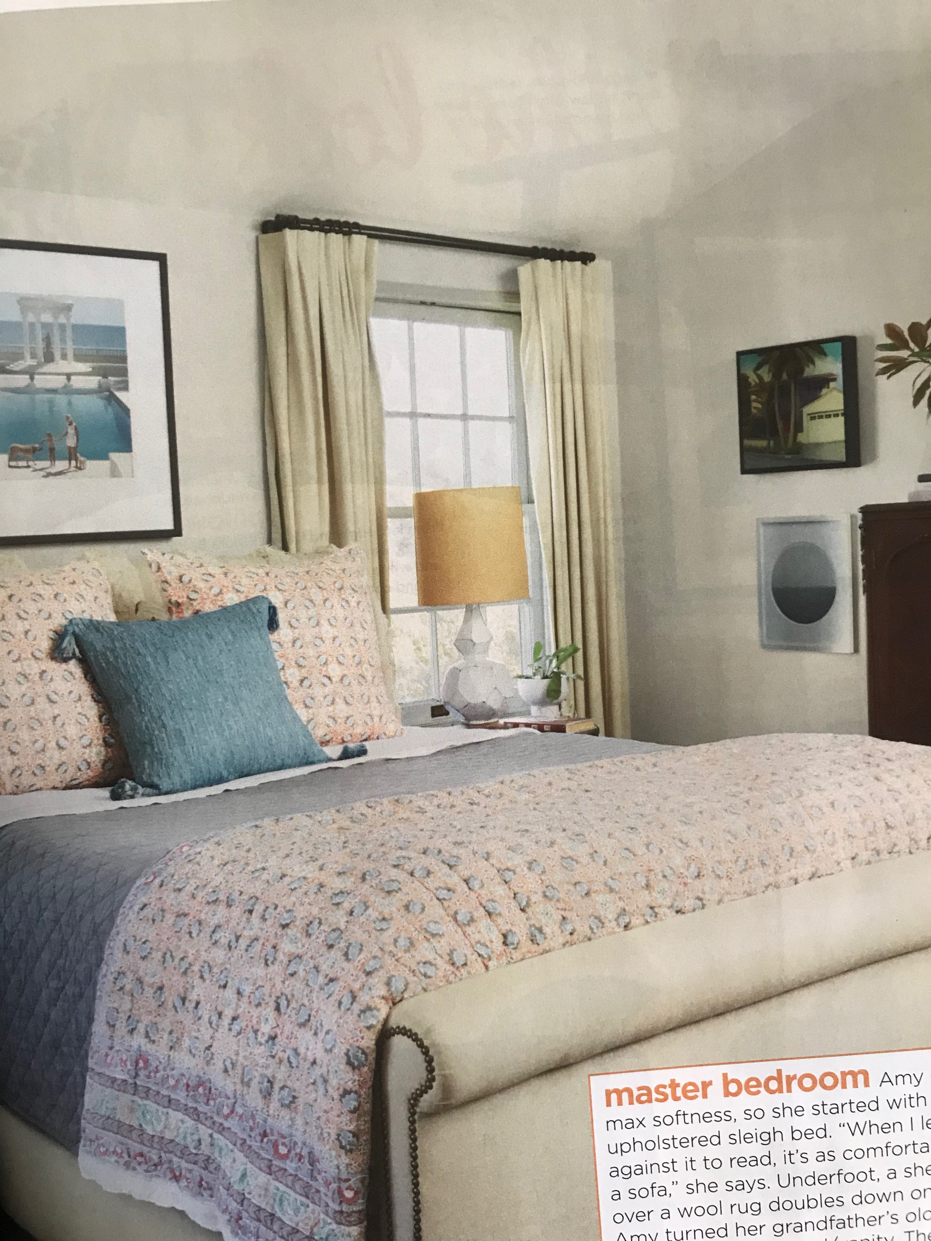 Antigua Pillow in Ocean Tie Dye