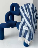 Blanket CANDY WRAP Navy / Ice Blue 4.25 x 6.5ft