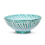 Hand Painted Lebrillo Large Bowl, Green
