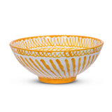 Hand Painted Lebrillo Large Bowl, Yellow
