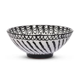 Hand Painted Lebrillo Large Bowl, Black