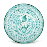 Hand Painted Lebrillo Large Bowl, Green