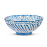 Hand Painted Lebrillo Large Bowl, Sky Blue
