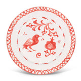 Hand Painted Lebrillo Dinner Plate, Coral