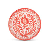 Hand Painted Lebrillo Small Bowl, Coral