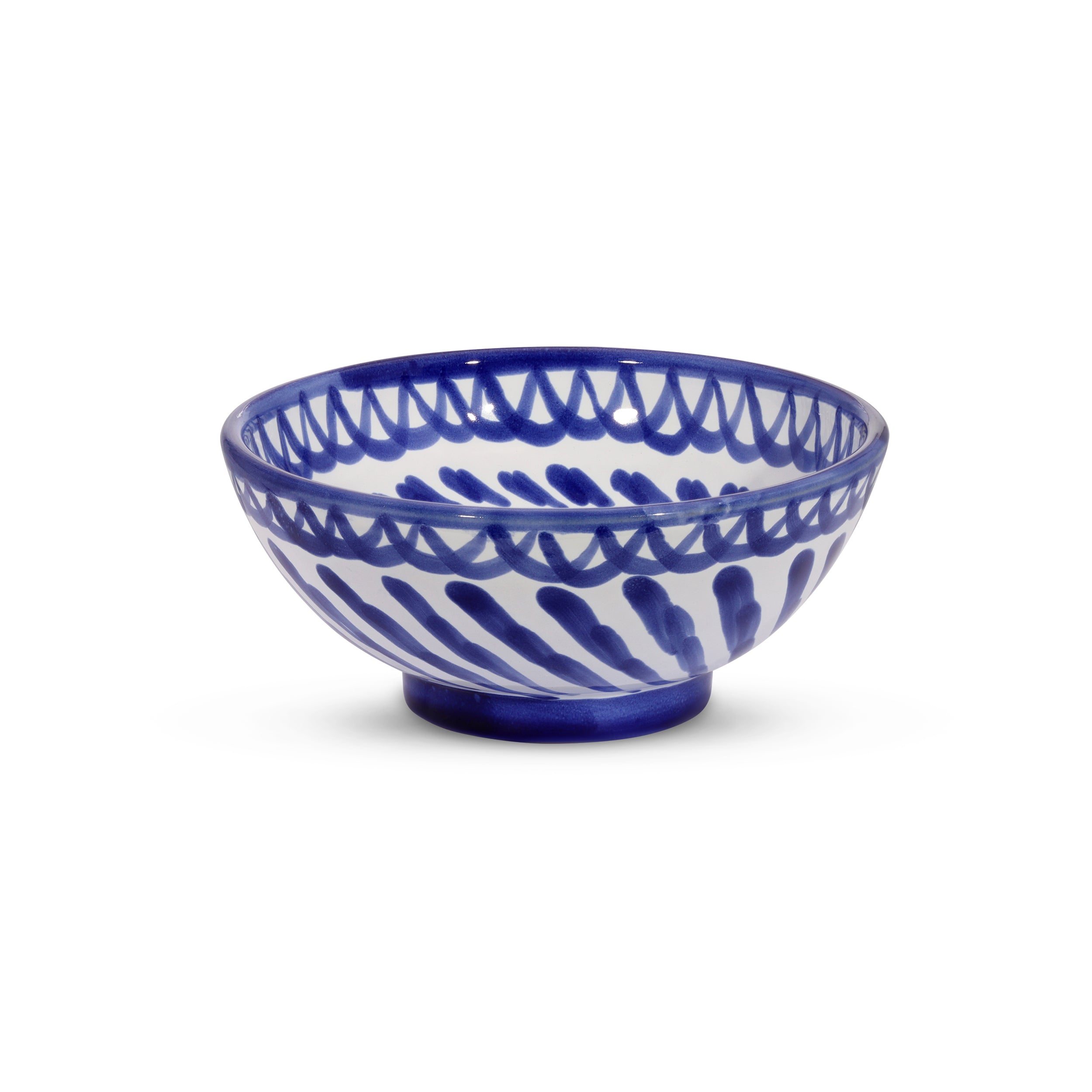Hand Painted Lebrillo Small Bowl, Blue