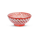 Hand Painted Lebrillo Small Bowl, Coral