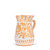 Hand Painted Small Pitcher, Peach