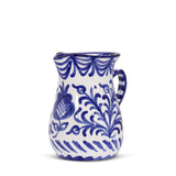 Hand Painted Small Pitcher, Blue
