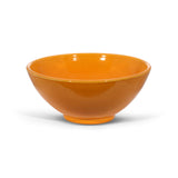 Hand Painted Medium Bowl, Yellow Glaze
